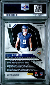 2024 Panini Prizm Rookie Variation JJ Mccarthy #13 PSA 8